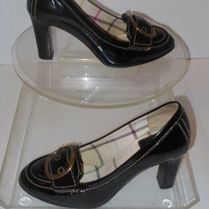 COACH BLACK PATENT LEATHER CLASSIC PUMPS SIZE 6 MEDIUM